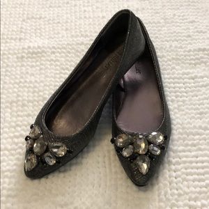 Bejeweled women’s flats